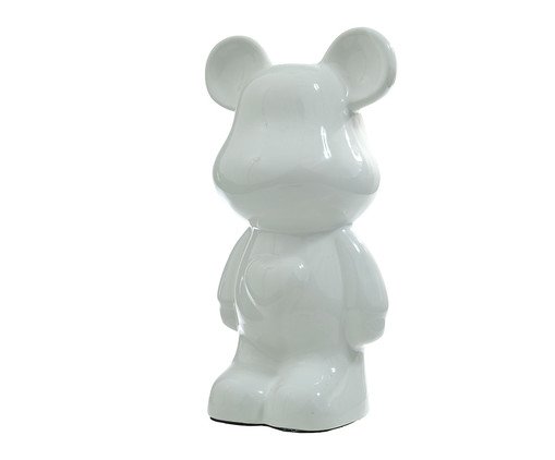 Adorno Urso Branco, Branco | WestwingNow