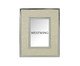 Porta Retrato Jubs Bege e Prata, Bege | WestwingNow