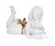 Escultura Decor Menina Branco e Dourado, Branco | WestwingNow