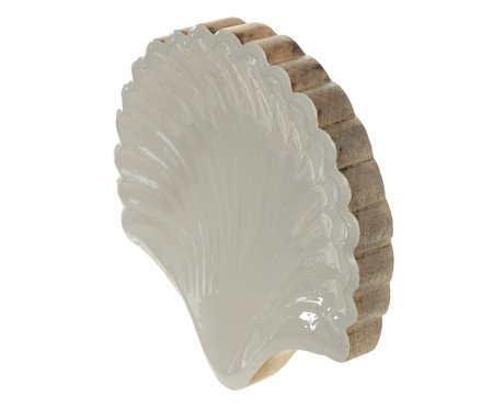 Escultura Concha Branco | Westwing