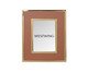 Porta Retrato Libbsy Marrom e Dourado, Marrom | WestwingNow