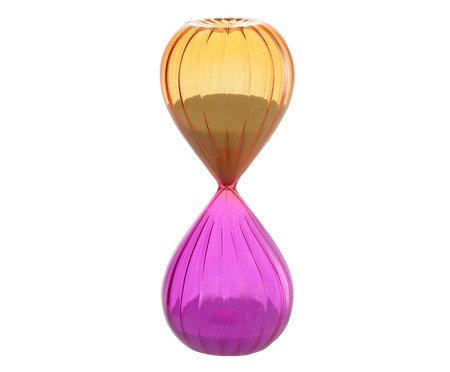 Ampulheta Decorativa 30 Minutos Laranja Rosa | Westwing