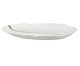 Bandeja Decoret em Porcelana Branco e Dourado, Branco | WestwingNow
