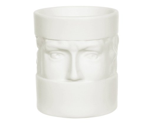 Vaso Decor em Porcelana Branco, Branco | WestwingNow