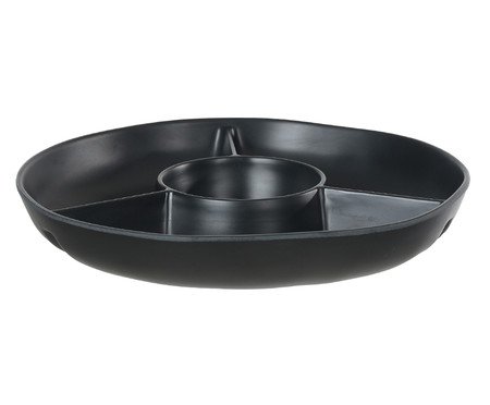 Petisqueira Melamina Organic Preto | Westwing