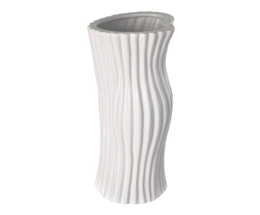 Vaso em Porcelana Off White, Off White | WestwingNow