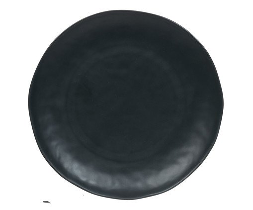 Prato Raso Melamina Organic Preto, Preto | WestwingNow