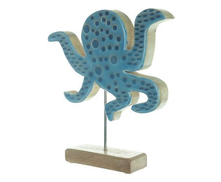 Escultura Decorativa Madeira Azul | Westwing