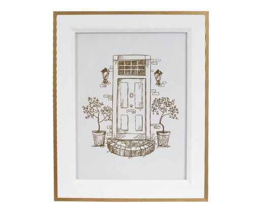 Porta Retrato Dourado, Dourado | WestwingNow