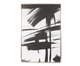 Quadro Canvas Toque de Pintura com Moldura Branco Preto, Branco | WestwingNow
