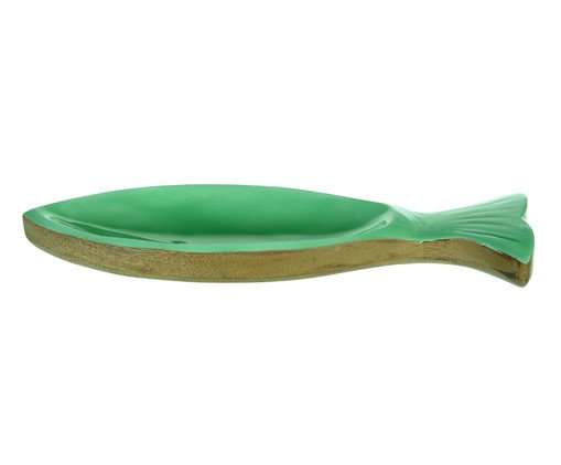 Escultura Decorativa Pieces Madeira Verde, Verde | WestwingNow