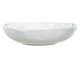 Bandeja Decorativa em Porcelana Branco e Dourado, Branco | WestwingNow