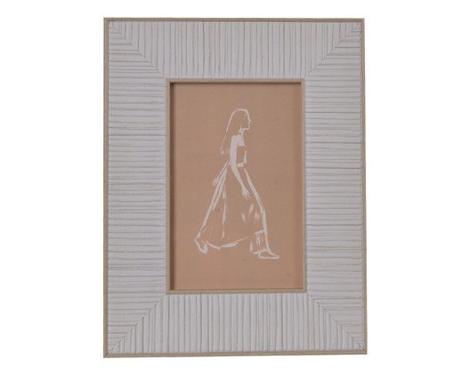 Porta Retrato Forbes Off White, Off White | WestwingNow