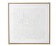 Quadro Canvas Toque de PinturaTextura Branco, Branco | WestwingNow