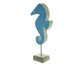 Escultura Cavalo Marinho Azul, Azul | WestwingNow