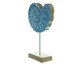 Escultura Decorativa Madeira Azul, Azul | WestwingNow