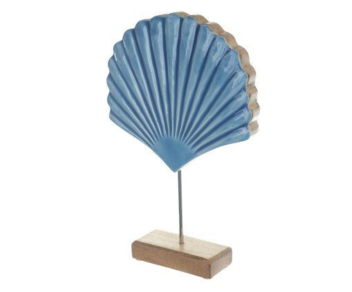 Escultura Concha Azul, Azul | WestwingNow