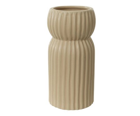 Vaso Dariso em Porcelana Bege | Westwing