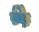 Escultura Caranguejo Azul, Azul | WestwingNow