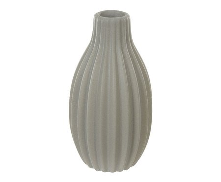 Vaso em Porcelana Grand Cinza | Westwing