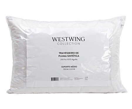 Travesseiro Toque de Pluma Médio 200 Fios | Westwing