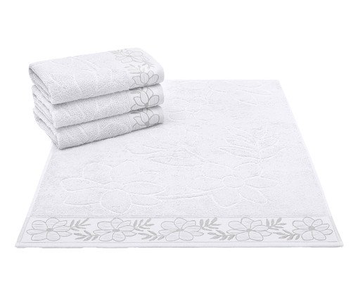 Toalha de Rosto Luzia Branco - 50X70cm, white | WestwingNow