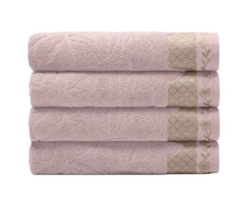 Toalha de Banho Michelle Dusty Rose - 70X140cm, pink | WestwingNow