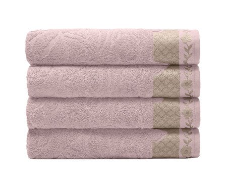 Toalha de Banho Michelle Dusty Rose - 70X140cm | Westwing