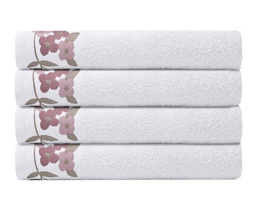 Toalha de Banho Morgana Branco - 70X140cm, white | WestwingNow