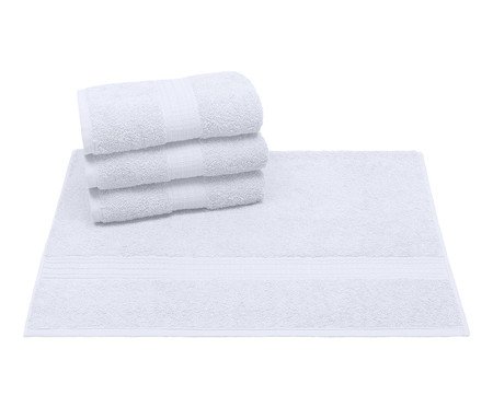 Toalha de Rosto Dakota 8213 Branca - 70X140cm | Westwing