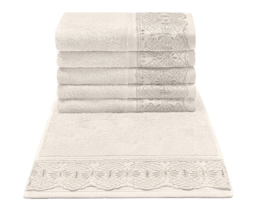 Toalha Social Cristal Roma Marfim -, multicolor | WestwingNow