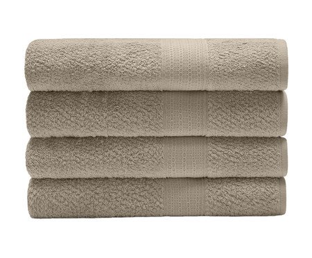 Toalha de Banho Natural Khaki Ç - 70X140cm | Westwing