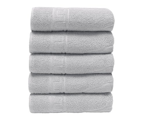 Toalha para Pés Pezinho Prata - 45X70cm, silver or metallic | WestwingNow