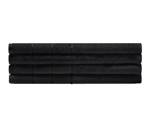Toalha para Pés Murano Preto - 50X80cm, black | WestwingNow