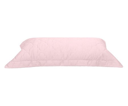 Porta-Travesseiro Platine Rosa Pétala 300 Fios | Westwing
