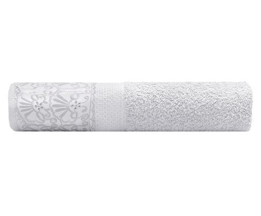Toalha de Banho Melody Cris Branco - 70X140cm, white | WestwingNow