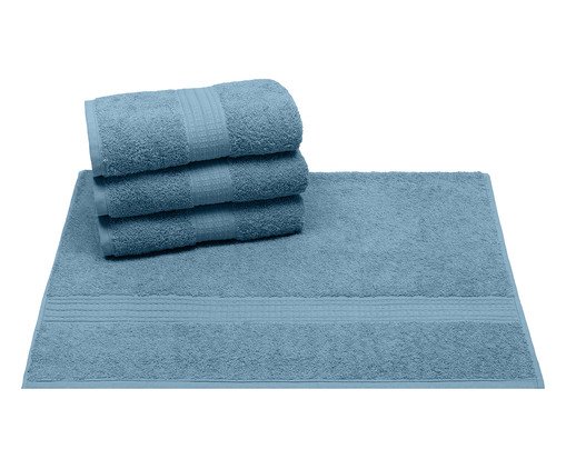 Toalha de Rosto Dakota Azul Petroleo - 50X70cm, blue | WestwingNow