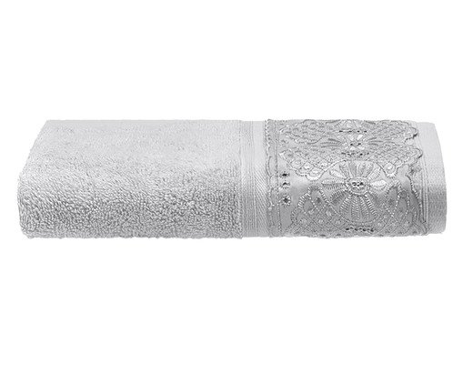 Toalha Social Cristal Roma Prata -, silver or metallic | WestwingNow