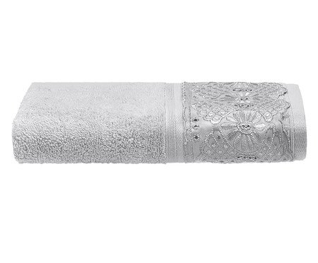 Toalha Social Cristal Roma Prata - | Westwing