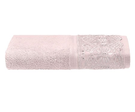 Toalha Social Cristal Roma Rosa Pétala - | Westwing