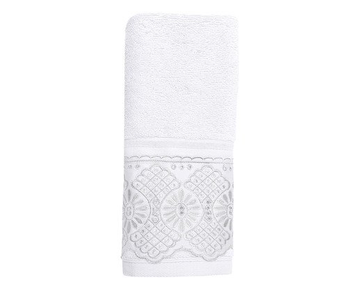 Toalha Social Cristal Roma Branco - 2 Peças, white | WestwingNow
