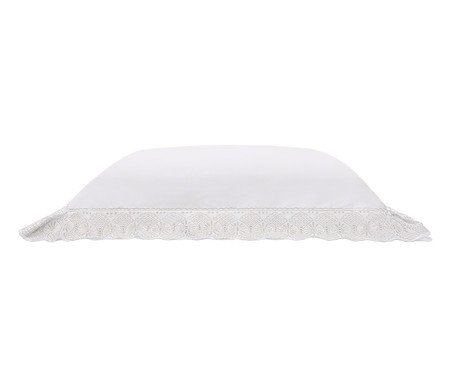 Fronha Cristal Roma Branco 300 Fios | Westwing