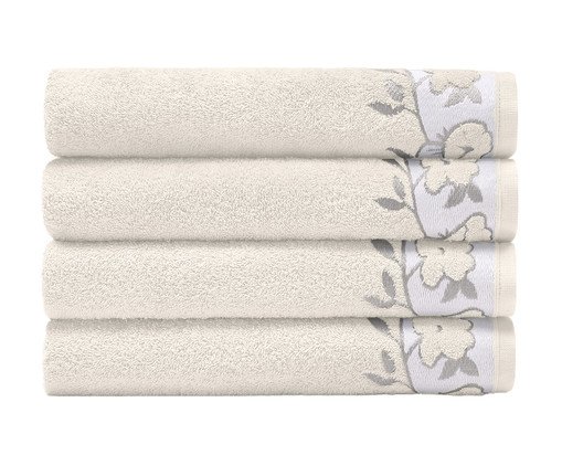 Toalha de Banho Iara Marfim - 70X140cm, multicolor | WestwingNow