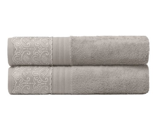 Toalha de Banhão Cristal Nadine Bege - 81X150cm, beige | WestwingNow