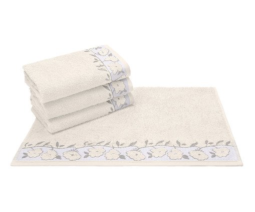 Toalha de Rosto Iara Marfim - 50X70cm, multicolor | WestwingNow
