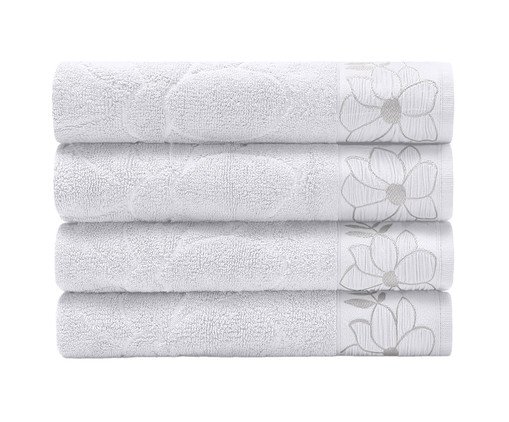 Toalha de Banho Luzia Branco - 70X140cm, white | WestwingNow