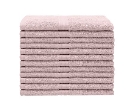 Toalha Social Platine Rosa Pétala - 30X50cm | Westwing