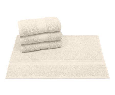 Toalha de Rosto Dakota Perola - 50X70cm | Westwing