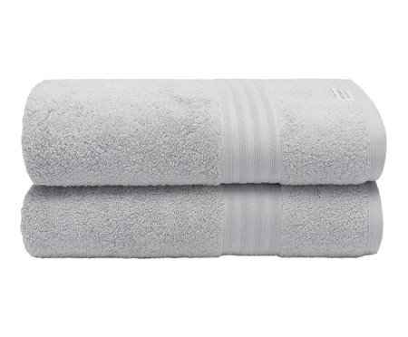 Toalha Banhão Platine Prata - 81X150cm | Westwing