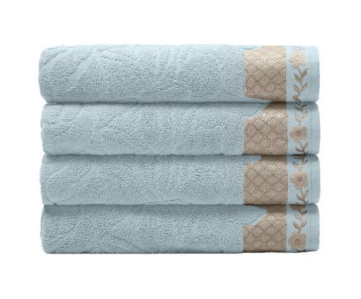 Toalha de Banho Michelle Azul Ceu - 70X140cm, blue | WestwingNow